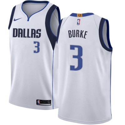 Nike Dallas Mavericks #3 Trey Burke White NBA Swingman Association Edition Jersey Men's